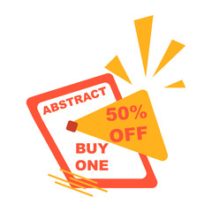 Sale banner template design, Big sale special offer. end of season special offer banner. vector illustration.