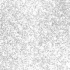 Grunge Texture on White Background, Black Abstract Dotted Vector, Monochrome Halftone Dust