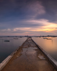 Fototapeta premium Wonderful Sunset photo at batam bintan indonesia