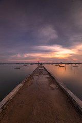 Fototapeta na wymiar Wonderful Sunset photo at batam bintan indonesia