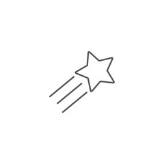 magic stars twinkling icon vector, pictogram, linear style, mobile concept, web icon design isolated illustration