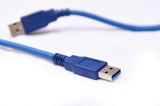 USB Cable Blue