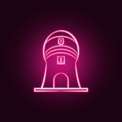 Imaginary house neon icon. Elements of Imaginary house set. Simple icon for websites, web design, mobile app, info graphics