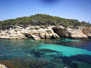 Fototapeta na wymiar Cala de Mallorca