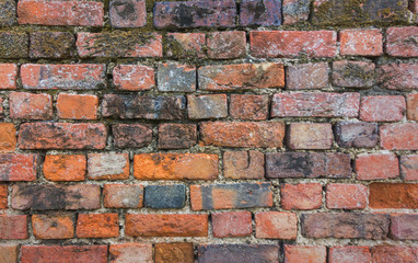 Fototapeta premium old red brick wall texture background
