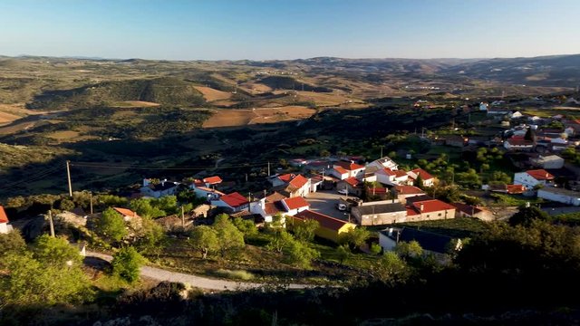 View from Numao Castle. Council of Vila Nova de Foz Coa. Portugal. Douro Region.