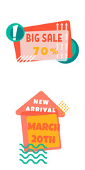 Super Sale, Mega. this weekend special offer banner, up to 25% off. Vector illustration.