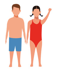 children wearing summer clothes