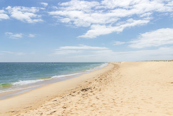 Fototapeta na wymiar Ilha Deserta in Faro in Algarve (Portugal)