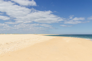 Ilha Deserta in Faro in Algarve (Portugal)