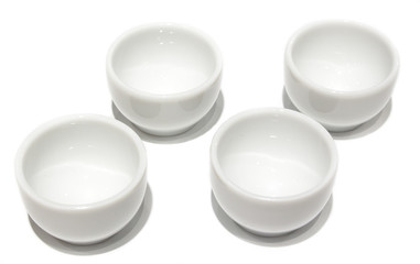  small white cups