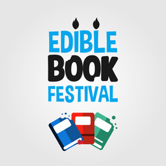 Edible Book Festival Vector Design Template