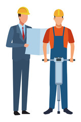 Construction teamwork avatar