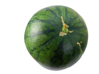 Watermelon fruit on white background. (clipping path)