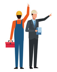 Construction teamwork avatar