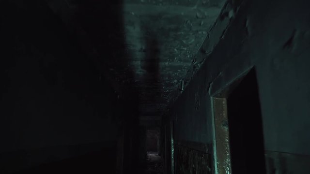 Corridor inside Abandoned Soviet Bunker Reverse Record
