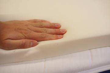 Touch the cushion to check the softness