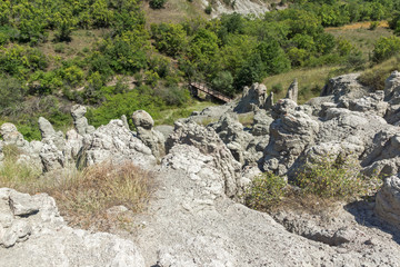 Rock formation The Stone Dolls of Kuklica near town of Kratovo, Republic of North Macedonia