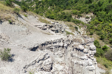 Rock formation The Stone Dolls of Kuklica near town of Kratovo, Republic of North Macedonia