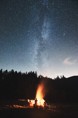 Lagerfeuer unter Tausend Sternen