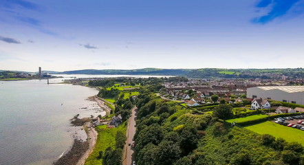 Fototapeta na wymiar 11903_Aerial_view_of_the_city_of_Cushendun_in_North_Ireland.jpg