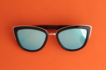 sunglasses with blue crystals