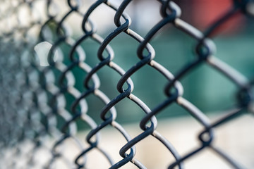 Fototapeta premium macro of the metal net picture