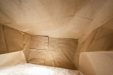 Paper bag inside