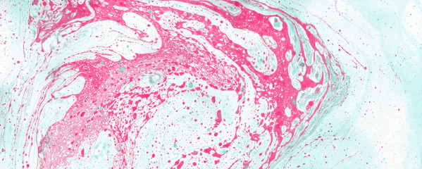 Contemporary painting. Unique hand painted image for creative design of posters, wallpapers. Modern piece of art. Mixed media artwork. Unusual artistic style. Acrylic ink.