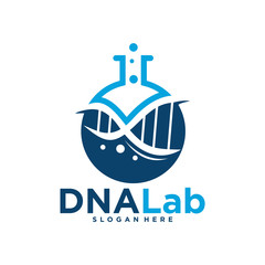 DNA lab logo design