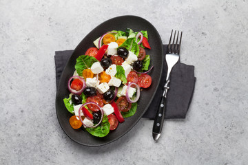 Greek salad plate