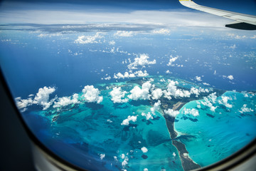 Flying Over The Bahamas