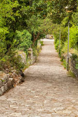 An old pedestrian way. Montenegro