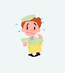 Chef, scared. 