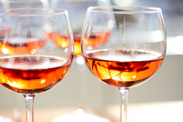 glasses of wine