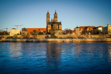 Naklejka premium Magdeburg an der Elbe in Sachsen-Anhalt