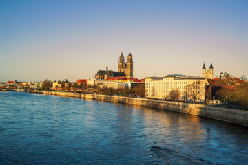 Magdeburg an der Elbe in Sachsen-Anhalt