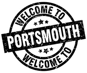 welcome to Portsmouth black stamp