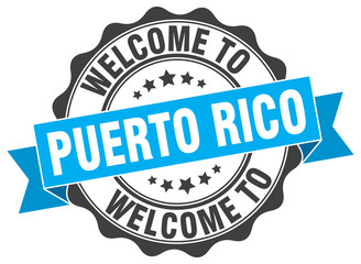 Puerto Rico round ribbon seal