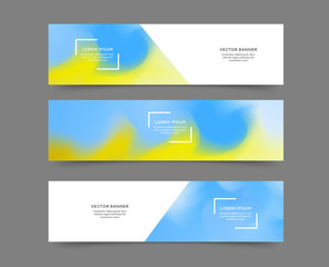 Fototapeta premium Web banner templates