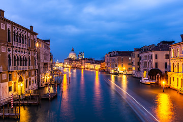 Grand Canal and Basilica Santa Maria della Salute, Venice, Italy