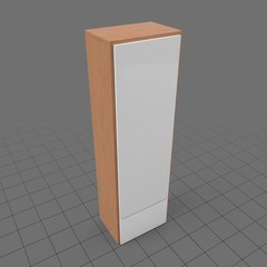 Narrow wooden cupboard