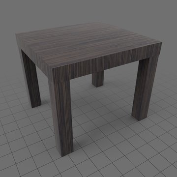 Wooden sofa table