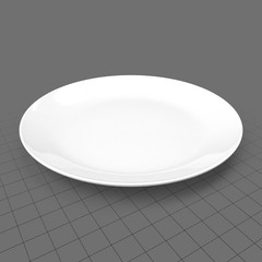 Round plate
