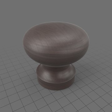 Classic wooden knob