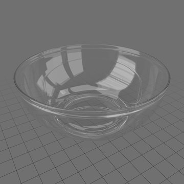 Glass bowl