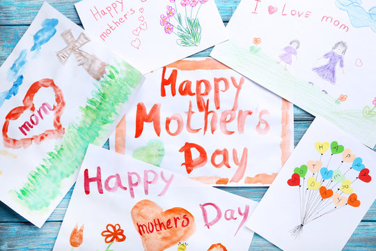 Different greeting cards for Mothers Day