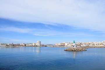 Carnon Plage, a seaside resort in the south of Montpellier 