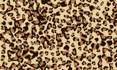 Leopard print design. Animal skin pattern.