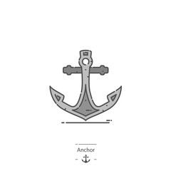 Anchor - Line color icon